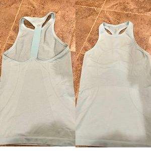 Lululemon light blue tank top